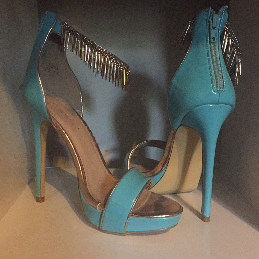 Open toe heels